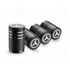CRU1 4pcs Car Wheel Tire Valve Caps Covers Laser Wheel Tire Stem Valve Caps for Mercedes benz W203 W204 AMG CLA Interior Mouldings