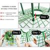 5/10pcs Strawberry Supports Cultivation Frame Support Rack Growing Square Planting Plastic Stand W/4 Sturdy Support Feet  Tools