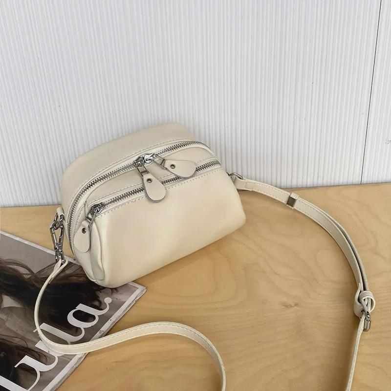 

Женская сумка-мессенджер из воловьей кожи в стиле ретро 2024 года — универсальный нишевый дизайн с высококачественной мягкой кожей