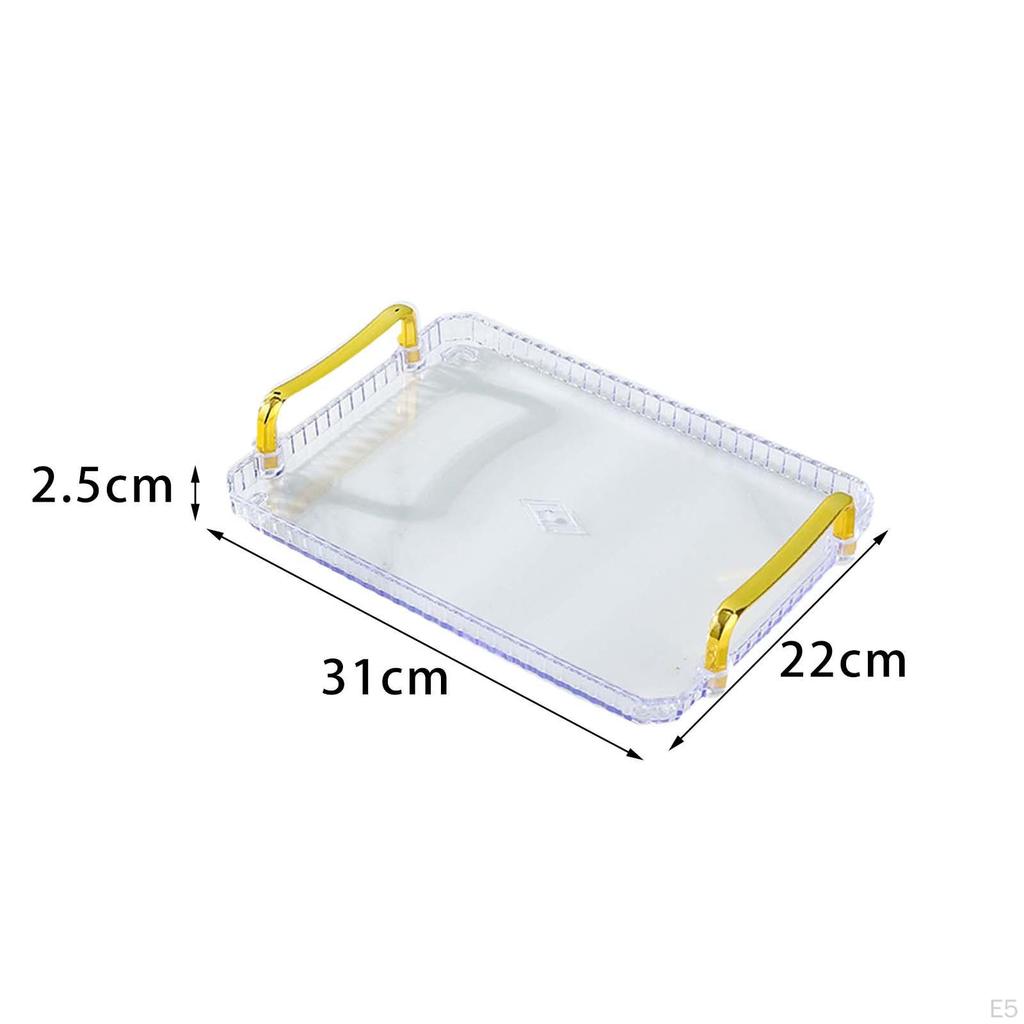 Elegant Tray with Handles for Jewelry and Home Decor