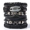 Men's Retro Multi-Layer Handmade Leather Bracelet Set