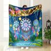 Dreamcatchers Under Starry Sky print blanket soft and cozy perfect for the living room bed sofa or a nap,gift