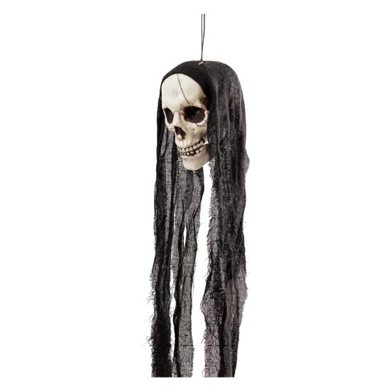 Halloween Skull Head Decor Plastic Realistic Human Skull Figurine for Graveyard Scene Haunted House Bar Home Table Decorations