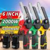 6-Inch Mini Cordless High-Power Electric Chain Saw Garden Tree Feller Wood Cutting Machine