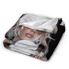TINI STOESSEL Futtura Tour  Flannel Blanket  Warm Throw Blanket for Home Decor Camping Novelty Bedspread Sofa Bed Cover