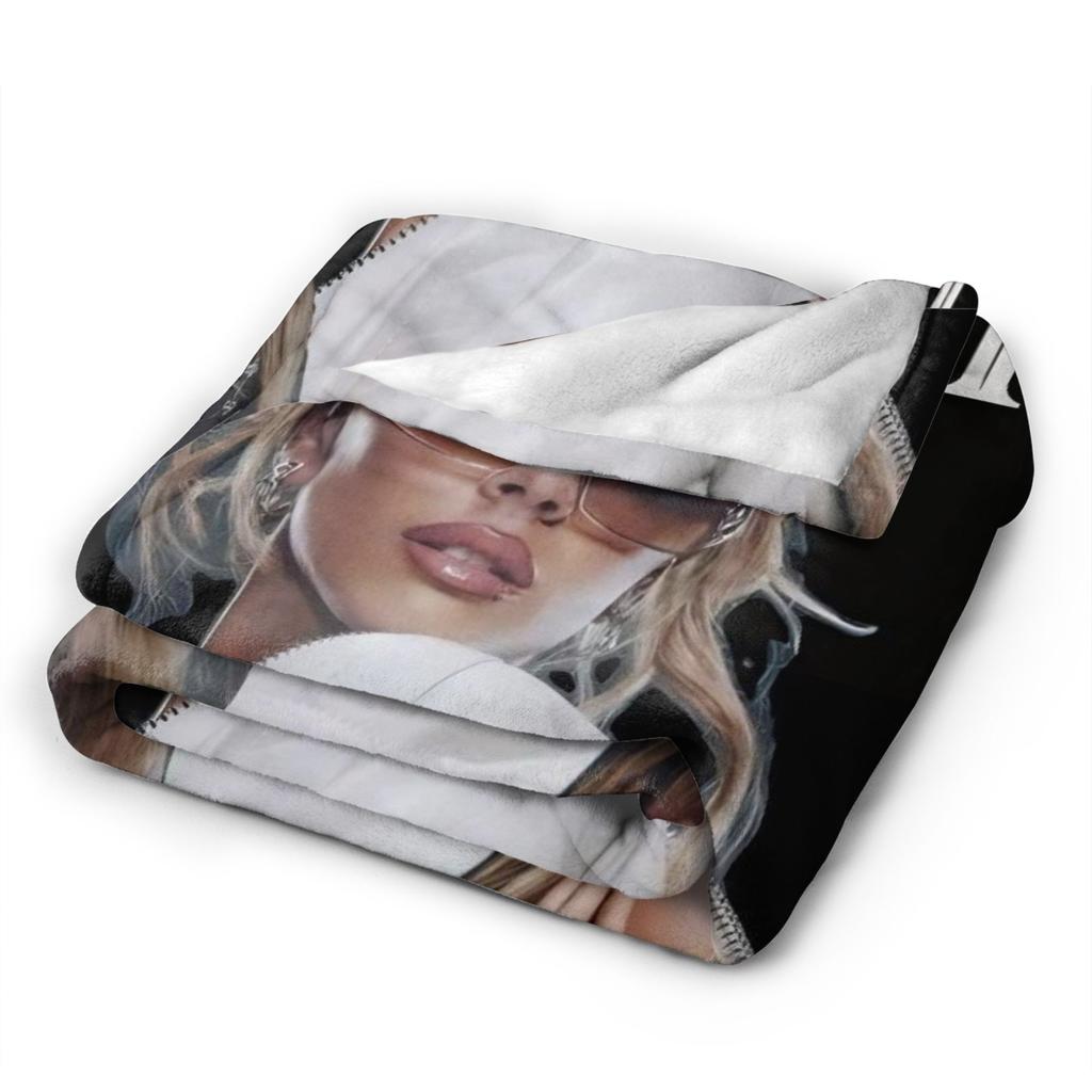 TINI STOESSEL Futtura Tour  Flannel Blanket  Warm Throw Blanket for Home Decor Camping Novelty Bedspread Sofa Bed Cover