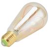 Vintage Light Bulb E27 4W High Light Transmittance Flexible Spiral Filament Adjustable Brightness Warm Light LED Bulb