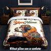 Cat Theme Custom Text Or Name 3Pcs Bedding Set,1 Flat Sheet & 2 Pillowcases Personalized Home Bedding