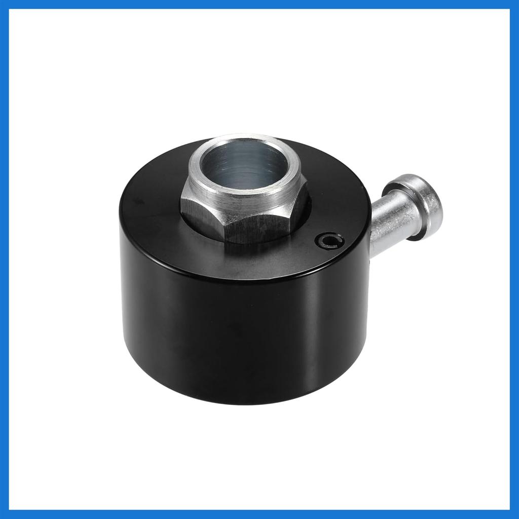 Aluminum Alloy Steering Wheel Quick Release Disconnect 3 Holes Hub 0.27" Bore Black Auto Accessories