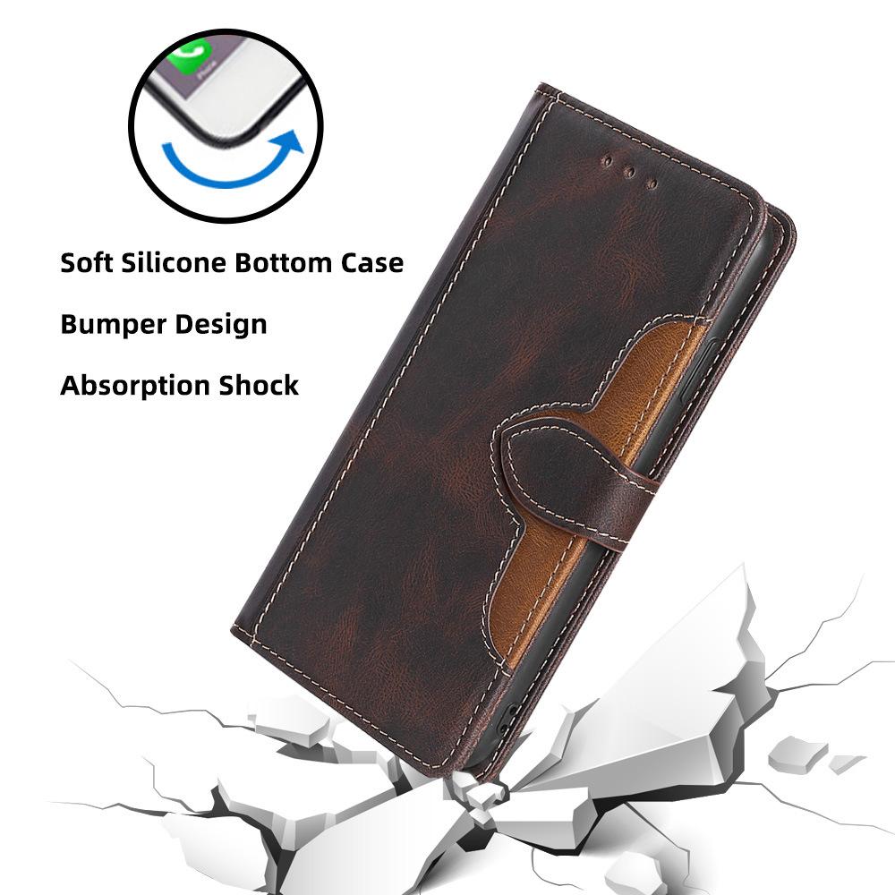For Samsung Galaxy A15 4G/A15 5G Cover Straw Hat Design PU Leather Stand Wallet Cell Phone Case