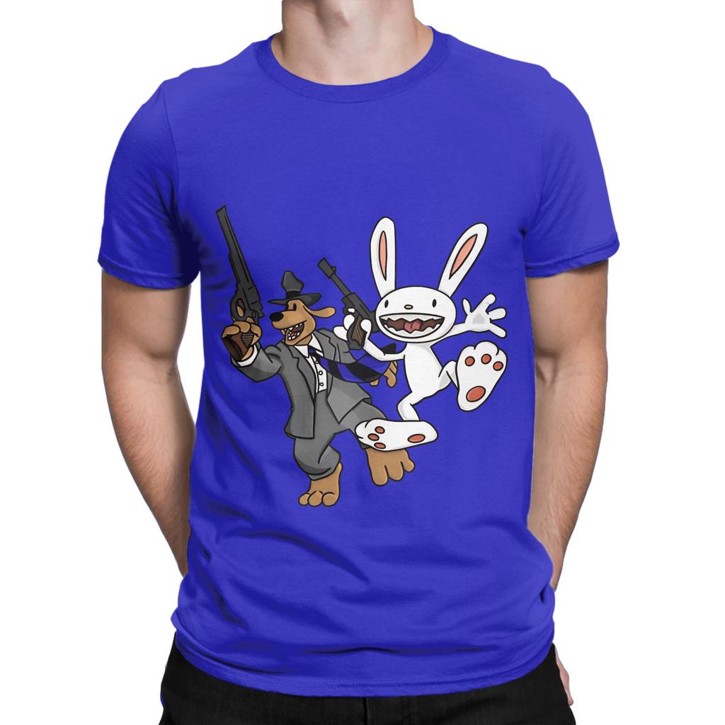 Sam And Max Hit the Road Grafik Lustig 100% Baumwolle T-Shirt Sam And Max Hit the Road Oberteile T-Shirts Für Unisex