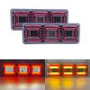2x 46cm Waterproof LED Truck Trailer Lorry Caravan Taillight Warning Light Rear Taillight Stop Lorry Bus Brake Reverse Turn Lamp