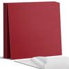 Self-Adhesive Vinyl Tiles with Burgundy Print 4x50x50 Cm