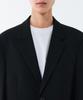 Musinsa Standard Daddy Shoulder Oversized Blazer [Black]