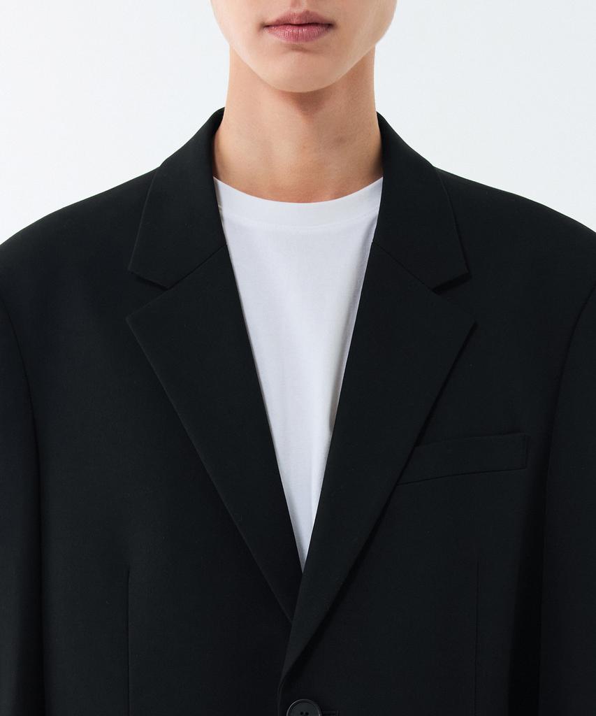 Musinsa Standard Daddy Shoulder Oversized Blazer [Black]