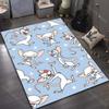 Classic Cartoon Two Funny Mice Print Carpet for Living Room Bedroom Sofa Doormat Decor Sofa Area Rug Non-slip Floor Mat
