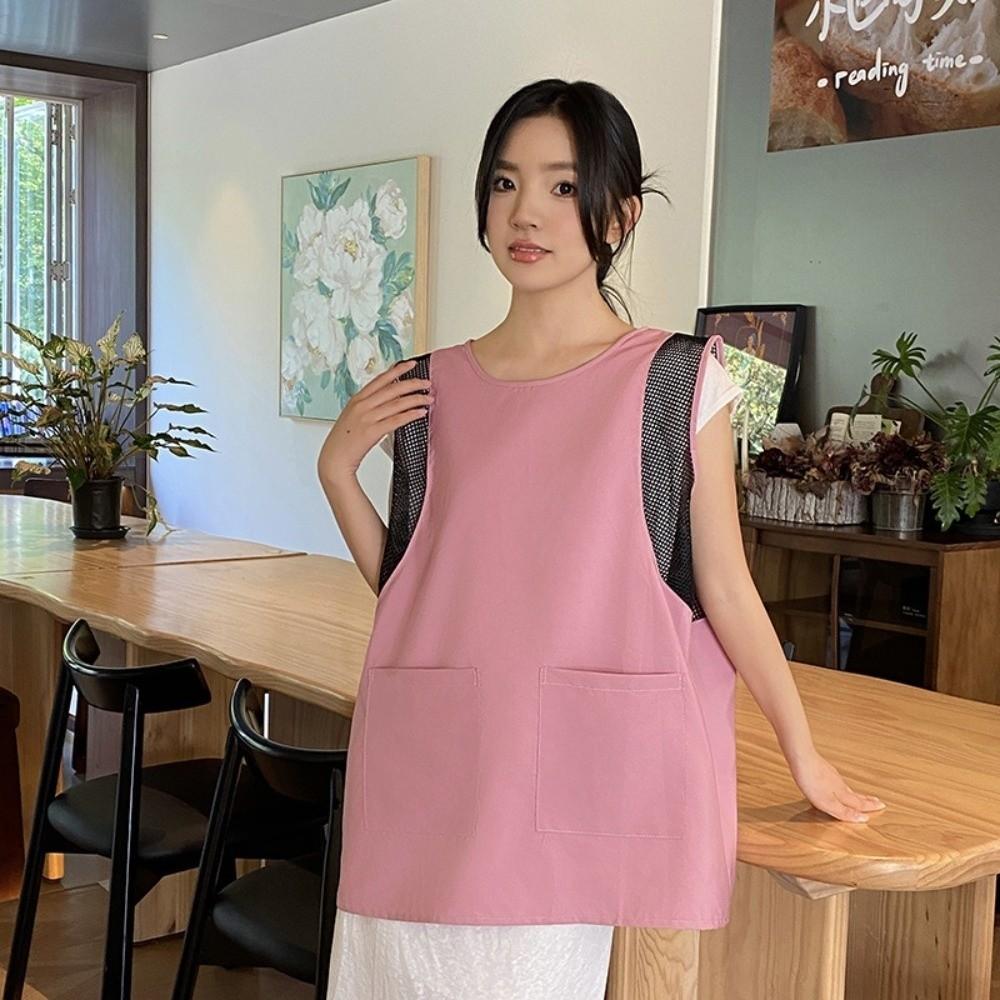 Nastavitelná Vodotěsná Zástěra Odolná proti Oleji Pekařská Zástěra Odolná Zástěra bez Rukávů Restaurace