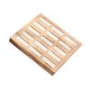 Ring Storage Holder Sturdy Construction Square Shape Smooth Edge Eco-Friendly Burr Free Decorative Wood 15 Slots Ring Display Showcase Organizer Tray