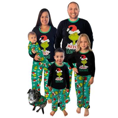Weihnachten Familie passende Pyjamas Set, Mutter Kind Baby Cartoon Print Pyjamas Home Kleidung Set
