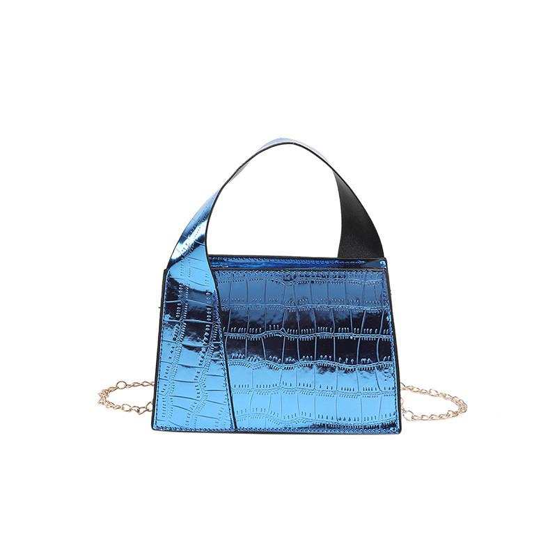 Trendy Chic Small Square Shoulder Bag For Women In Stylish Pink And Gold Options