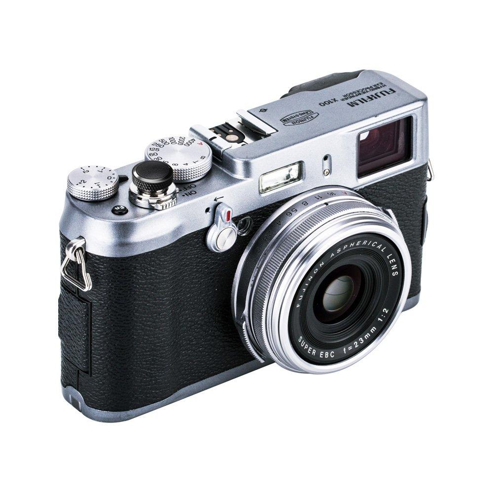 Soft Release Shutter Button Black Fuji Fujifilm X100VI X100V XT5 XT4 E3 X100T X30 X20 Nikon Z F Df Sony RX10 IV III II RX1R X-M5 X-T50 X-E4 X-T5 X-T4