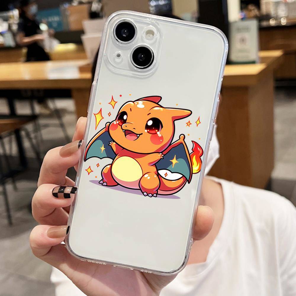 E-57 Pokemon Cute Case για iPhone 7 8 11 12 13 14 15 16 Pro Max Plus Mini Xiaomi Redmi A3 9A 9C 10A 10C 13C Σημείωση 9 11 Realme Narzo C30 C55