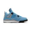 Air Jordan 4 Retro PS University Modré dětské tenisky Tech-Šedá Bílá Černá BQ7669-400