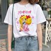Kawaii Candy Candy Anime Summer Top Tshirt Femen Print T Shirt Grunge Anime Manga T Shirt Top Tees Graphic Aesthetic