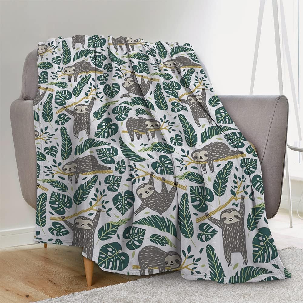 Horse Blanket Horse Gifts Soft Horse Blanket for Girls Cozy Lightweight Flowers Quilt Throw Bedding for Couch Bed Bedroom Decor 75x90cm
