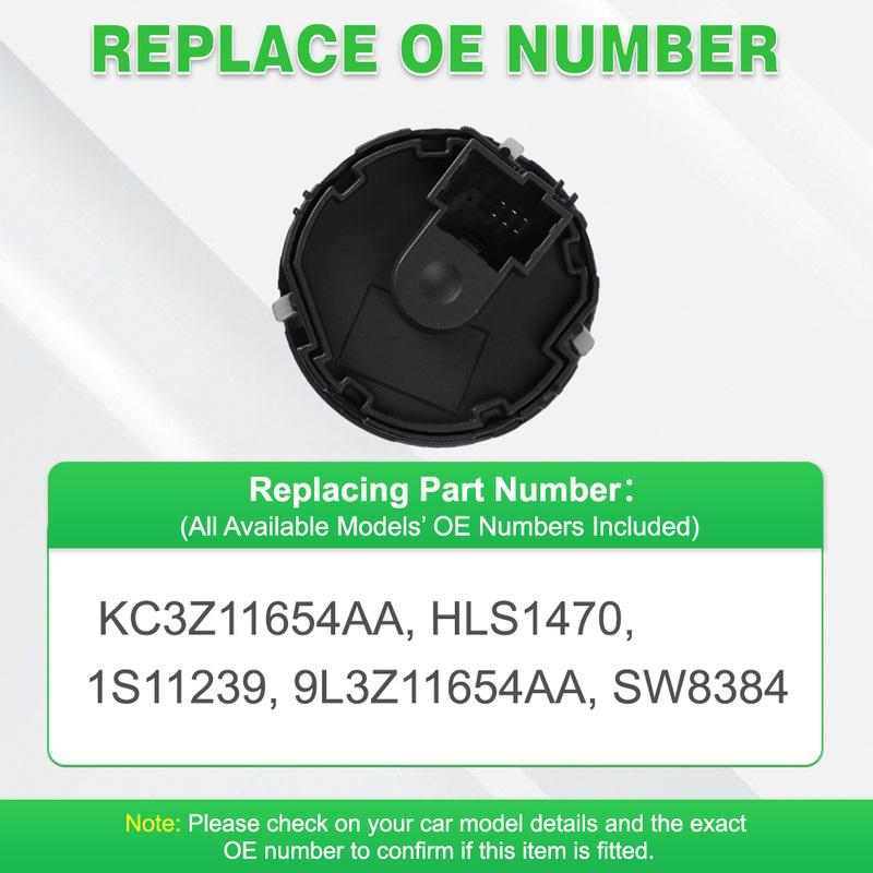 9L3Z11654AA  SW8384 6 P KC3Z11654AA Front Headlight Switch  for Ford F-250 F-350 F-450 F-550 Super Duty 2011–2016