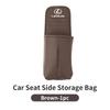 Boîte à mouchoirs pour siège de voiture Sac de rangement pour essuie-tout en cuir Accessoires pour Lexus CT200h ES250 ES300h IS250 IS200 GS300 GX470 GS460