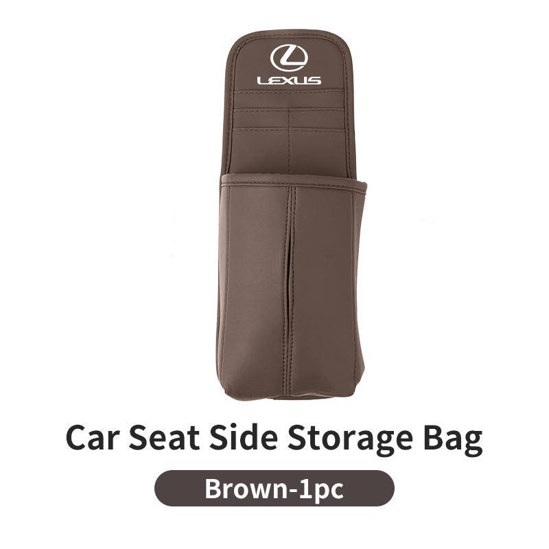 Boîte à mouchoirs pour siège de voiture Sac de rangement pour essuie-tout en cuir Accessoires pour Lexus CT200h ES250 ES300h IS250 IS200 GS300 GX470 GS460
