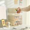 Desktop Figure Storage Box Transparent Drawer Type Finishing Cosmetics Sundries Plastic Dust-proof Blind Box Display Shelf