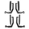 ATV Glass, Motorcycle Rear View Glass for Bike Scooters Handlebar Mount Clamp, Side Rearview Glass