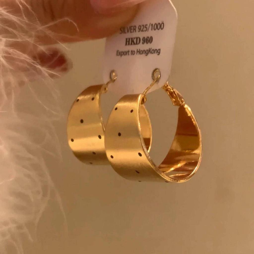 S925 Silver Needle Statement Hoop Earrings - Elegant, Versatile, Lightweight, Simple Luxury for Women