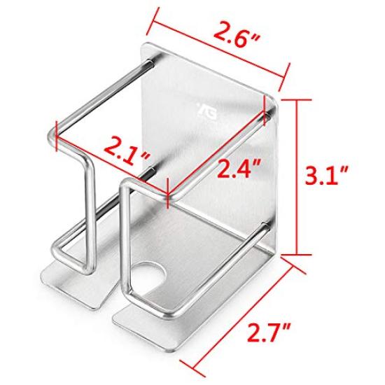 Linkidea Electric Razor Adhesive Razor Stainless Steel Utility Electric Bathroom Shower Storage Compatible with Philips Shaver 2400 Holder,