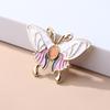 Oliedruppelend Insect Dier Mode Verfijnd Kattenoog Steen Vlinder Anti-reis Broche Speld Vrouwelijke Accessoires Broche Sieraden