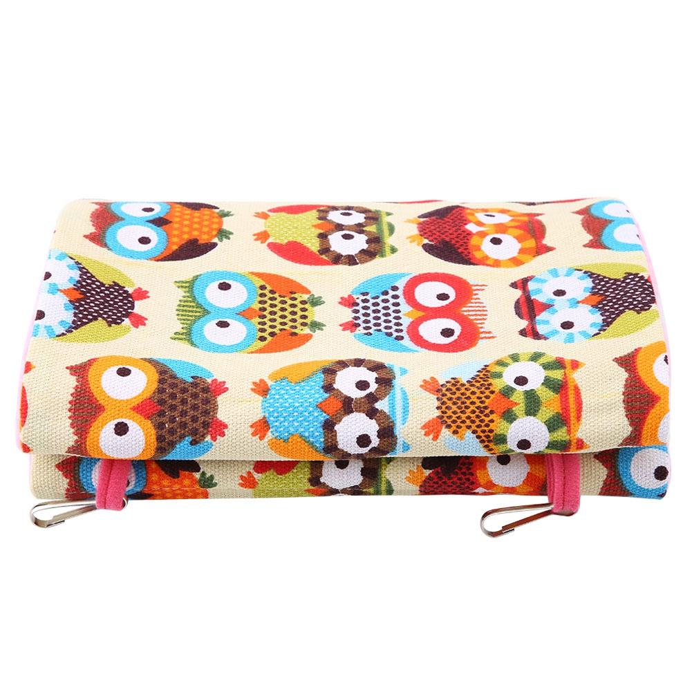 Pet Bird Warm Soft Hammock Cage Parrot Hanging Hut Tent Bed Cave Swing Toy