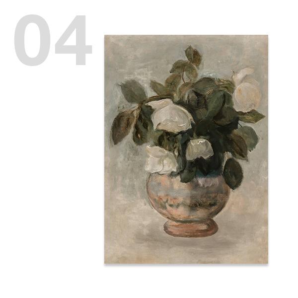 Sky Vase Canvas Painting Wall Art Pictures Vintage Posters and Prints for Living Room Decor American Style Calm Country Field