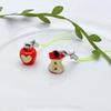 Multi Color Phone Lanyard Fruit Shapes Pendant Wrist Strap Detachable Phone Chains Keyring Portable Accessory for Women