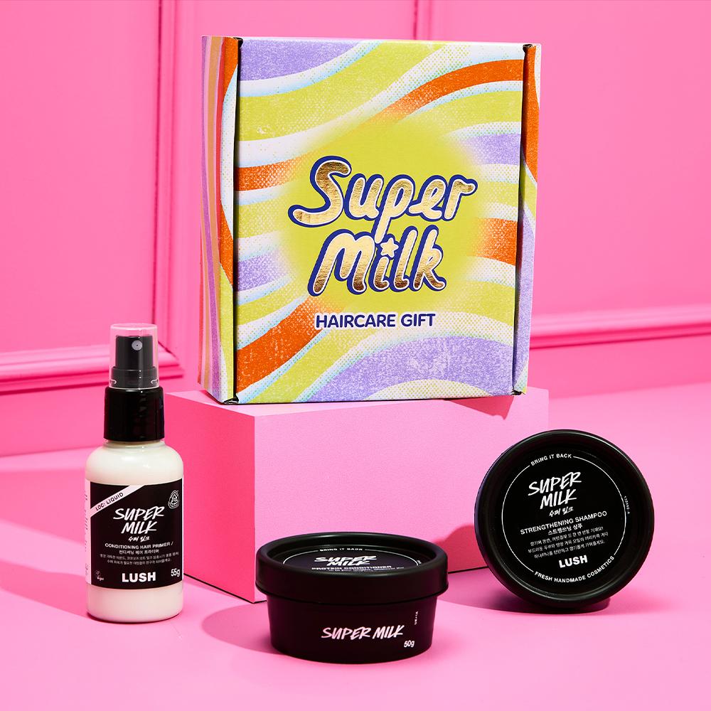Lush Super Milk Hair Care Gift Set