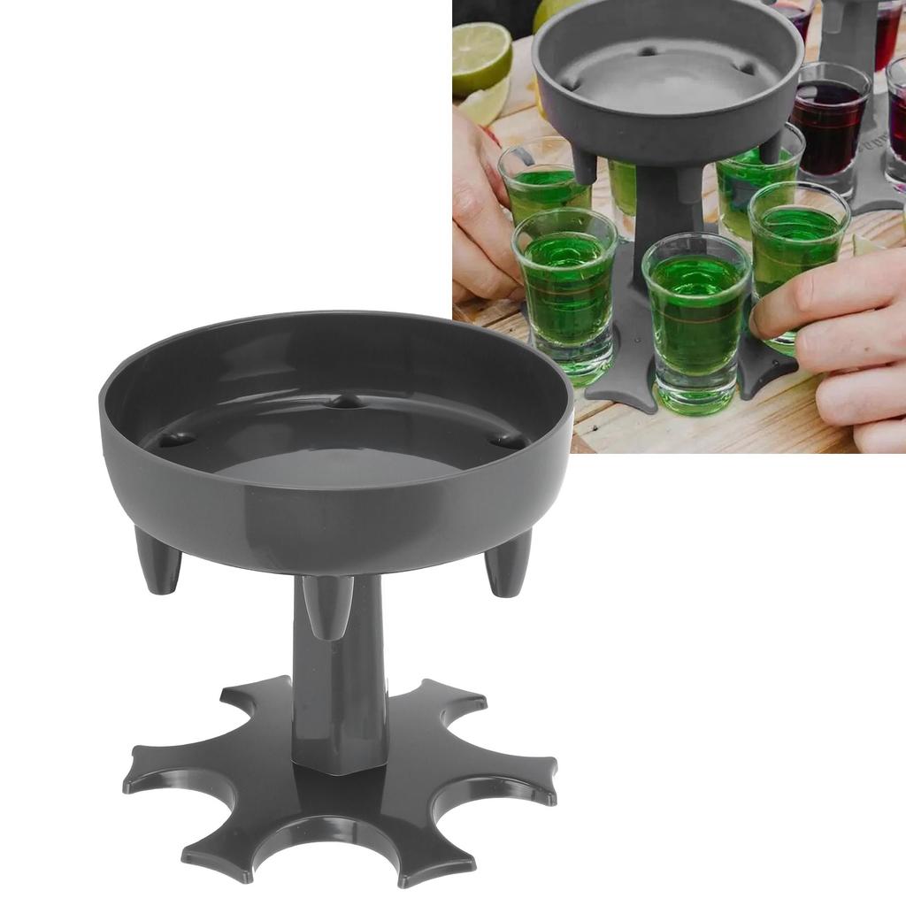 6 Shot Glass Dispenser Holder Wine Glass Rack Beverage Dispenser Party Gifts Bar Accessories