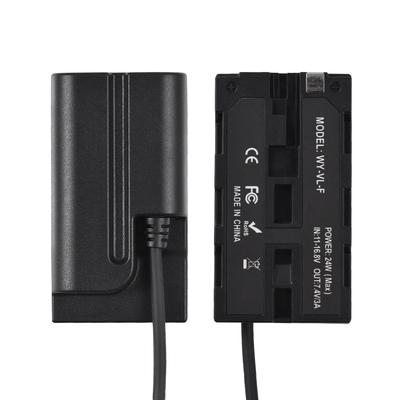 D-Tap to WY-VL-F كابل ملفوف للبطارية الدمية ملحق مقرنة تيار مستمر للشاشات/مصباح فيديو LED/