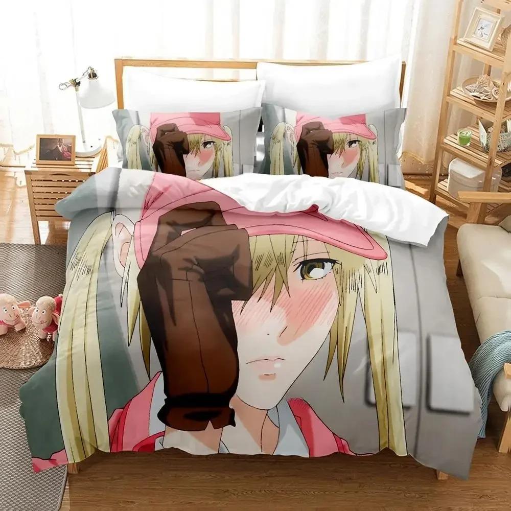 3D Print Cells At Work Bedding CollectionDuvet Cover Comforter Bed Collection Quilt Cover PillowcaseKing Queen Twin Size Boys Girls Adultse