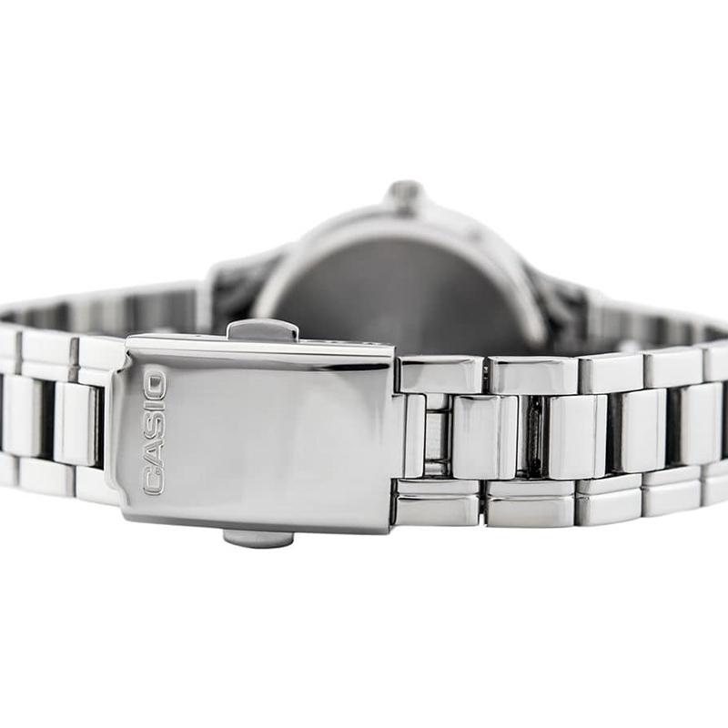 Casio STANDARD Series Waterproof Business Quartz Movement Stainless Steel Strap Japanese and Korean Women's Watch White Dial LTP-2085D-7AVDF