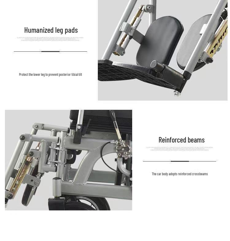 Automatic 24V Intelligent Foldable Electric Wheelchair for Disabled and Elderly Mobility
