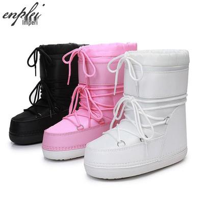 2024 Short Tube Waterproof Non-Slip Space Boots - Thickened Warm Snow Boots for Europe