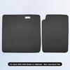 For Tesla Model 3 2025 Highland Rear Seat Back Cover Leather Second Row Seats Backrest Protector Mat Car Interior Anti Kick Pads
