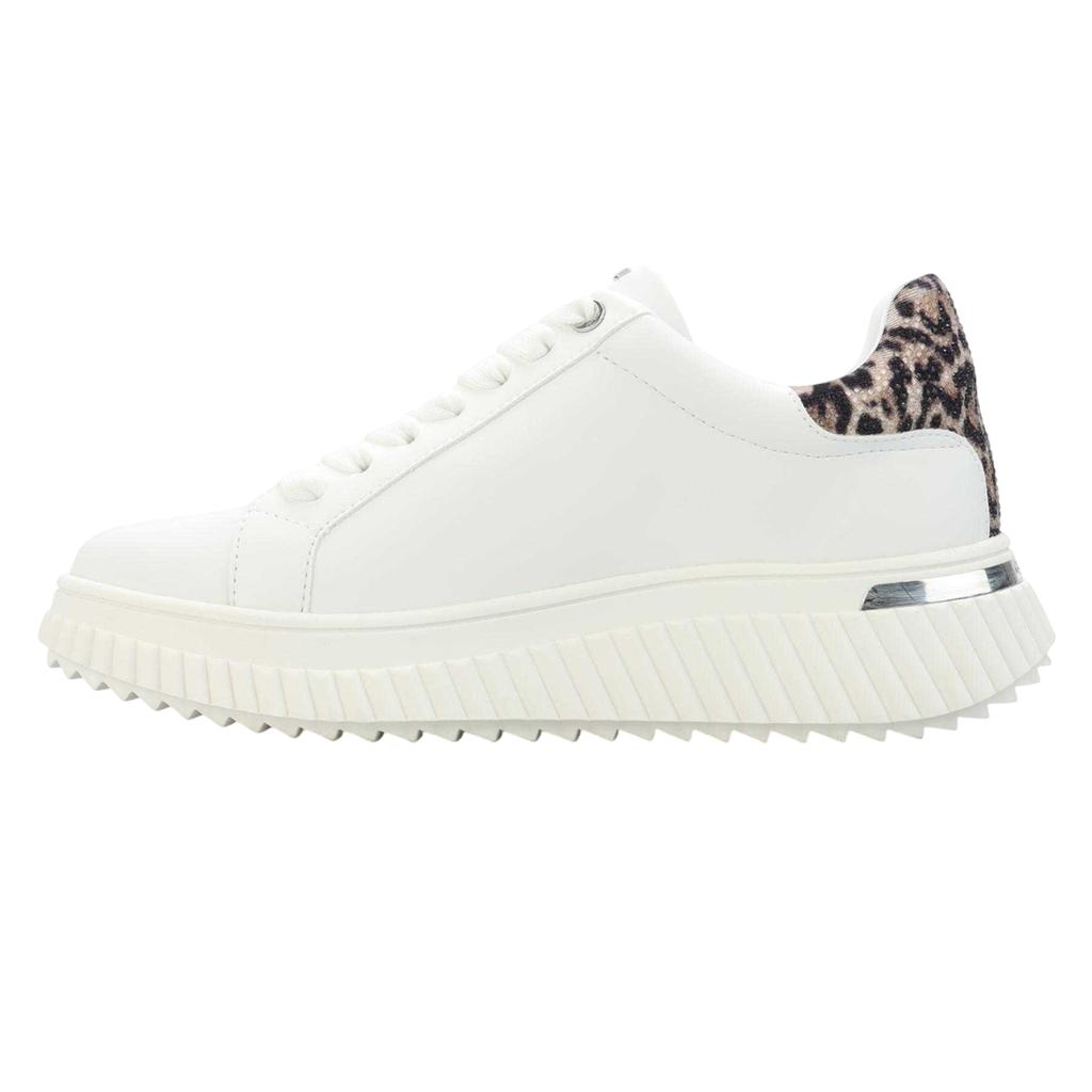 DKNY Damen Lobeco Leder Schnürung Plateau klobige Sneaker