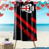 Beach Towel with FC Pro Vercelli Club Badge, Quick Dry Lightweight, Ultra Soft Absorbent, for Vacation Pool Gift
